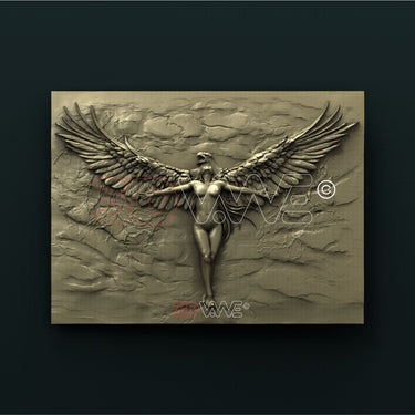 EAGLE WOMAN 3D STL 3DWave